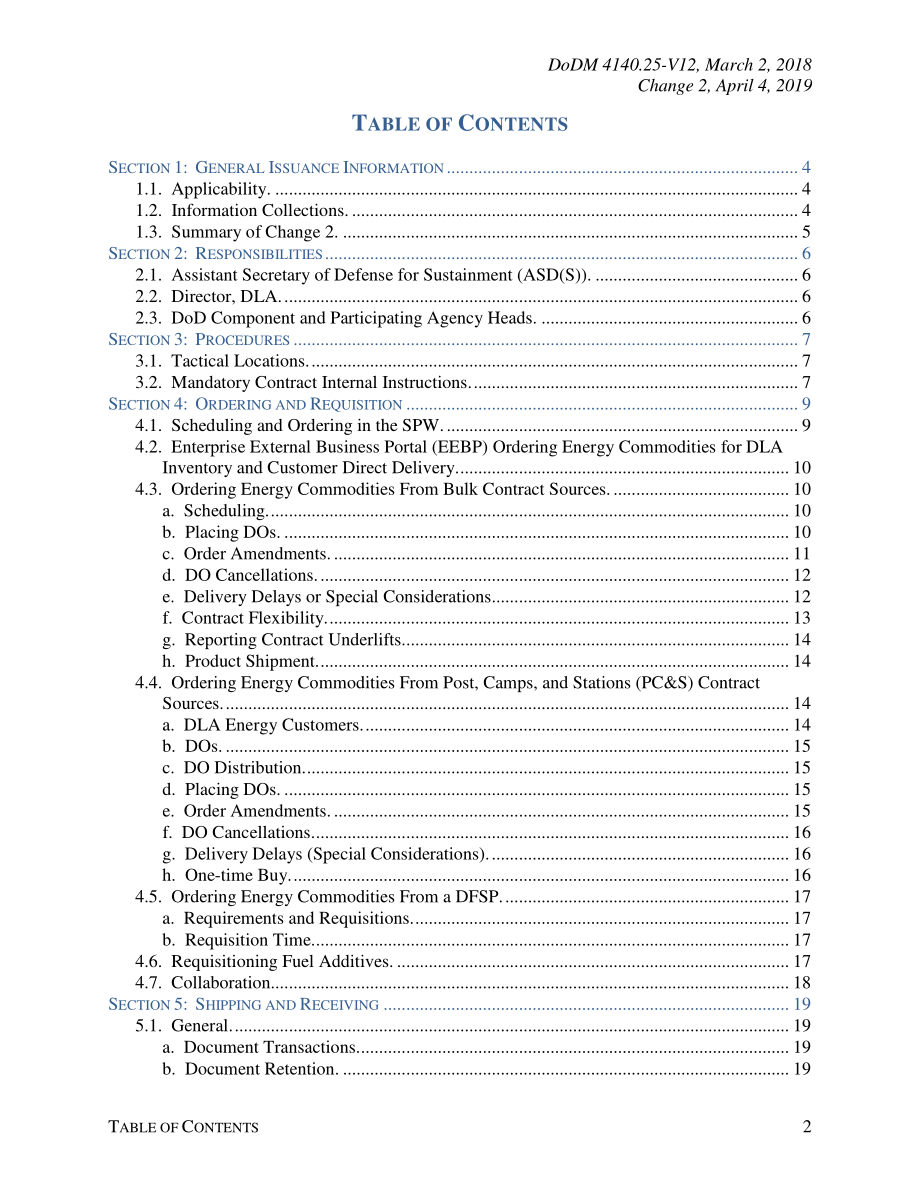 DoDM 4140.25 Volume 12 国防部能源商品管理：国防燃料支援点（DFSP）库存订购、收货和发货.pdf_第2页