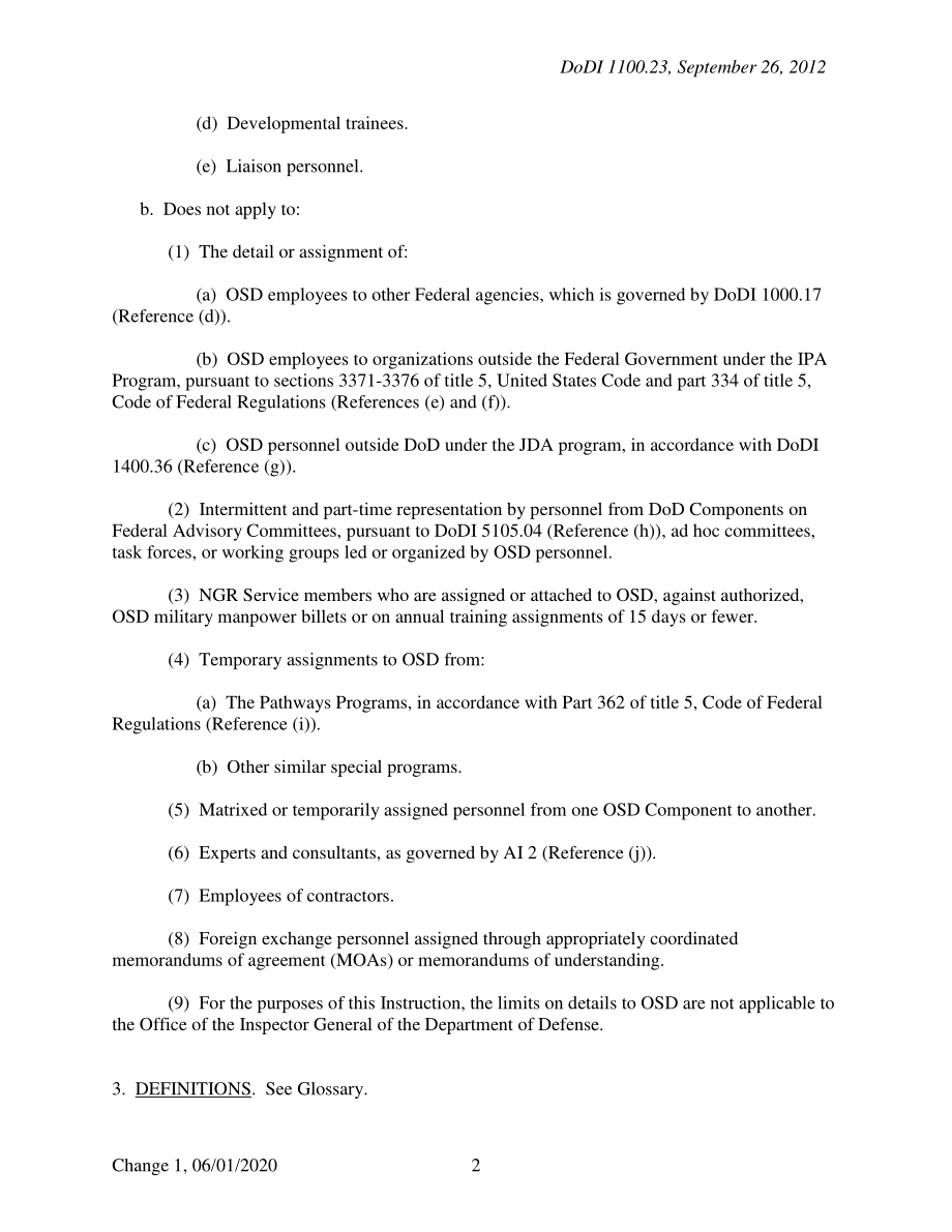 DoDI 1100.23 OSD人员细节.pdf_第2页