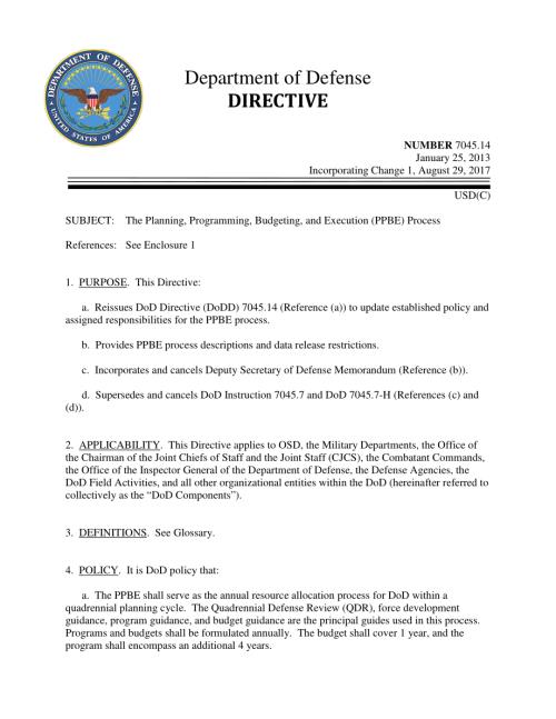 DoDD 7045.14 规划、编程、预算和执行（PPBE）流程.pdf
