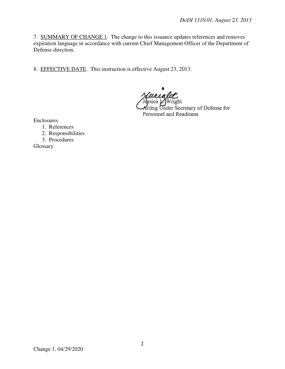 DoDI 1310.01 委任军官的职级和资历.pdf_第2页