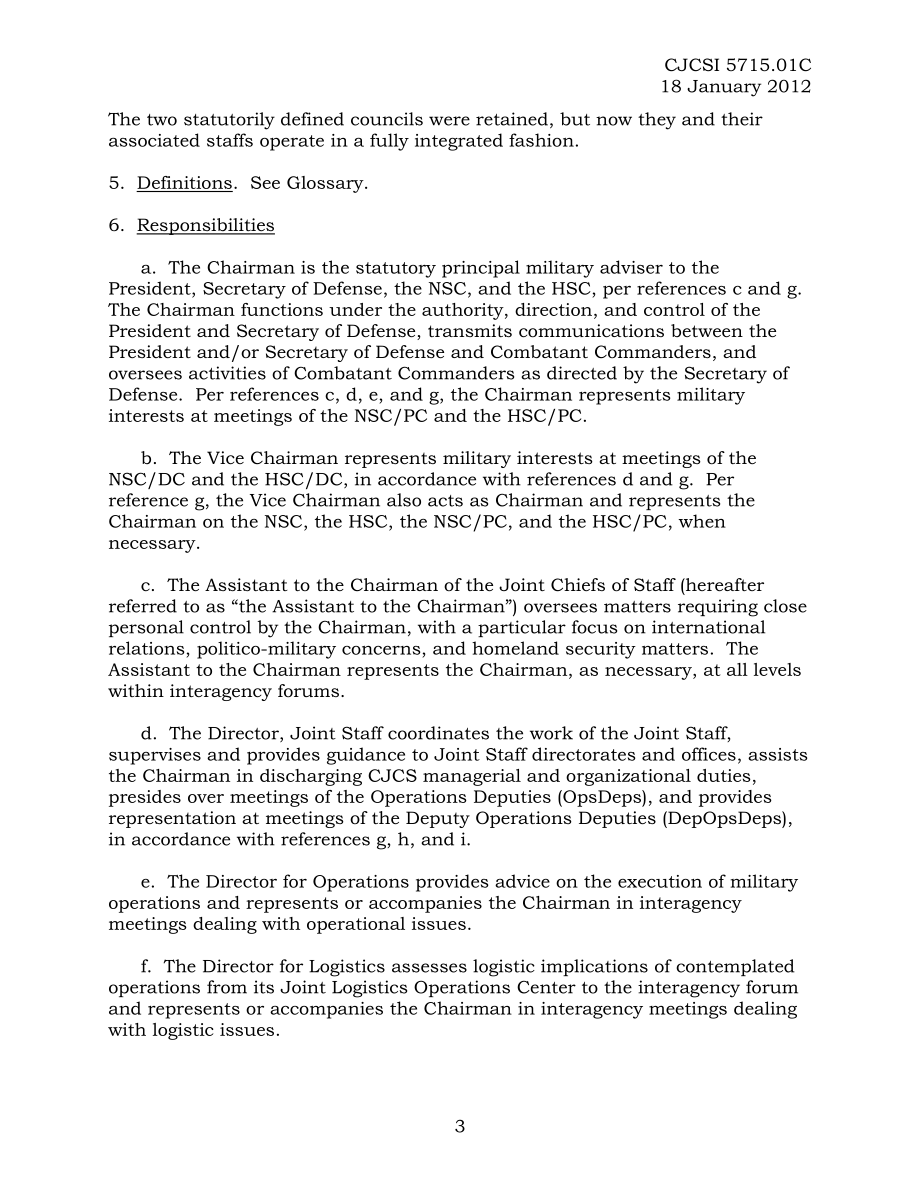 CJCSI 5715.01C 联合参谋部参与机构间事务.pdf_第3页