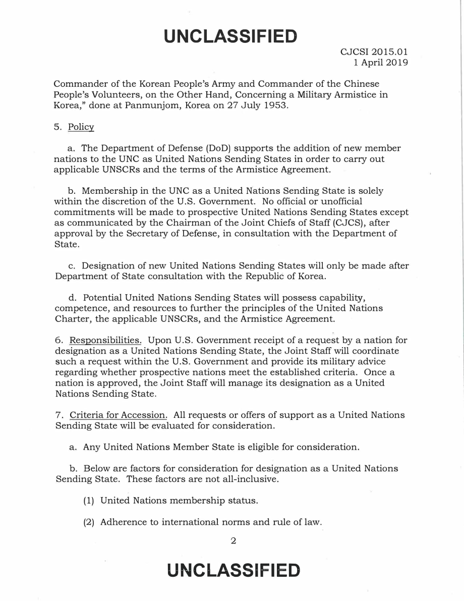 CJCSI 2015.01  向联合国司令部提供兵力的程序.pdf_第2页