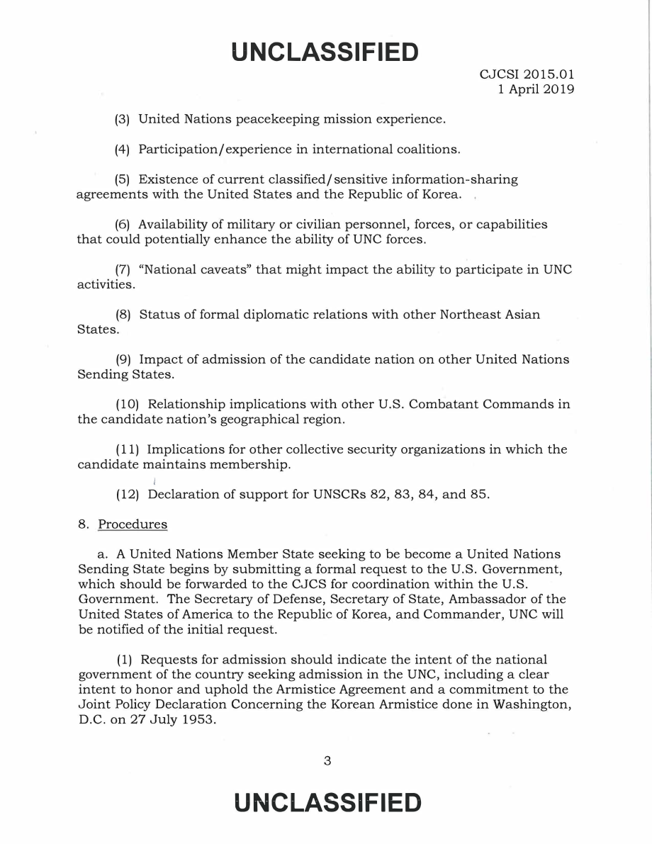 CJCSI 2015.01  向联合国司令部提供兵力的程序.pdf_第3页
