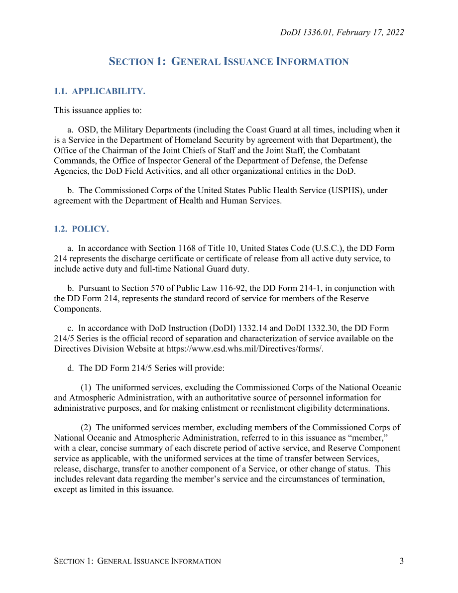 DoDI 1336.01 制服服务证书（DD表格2145系列）.pdf_第3页