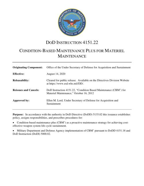 DoDI 4151.22 物资维护的基于状态的维护加.pdf