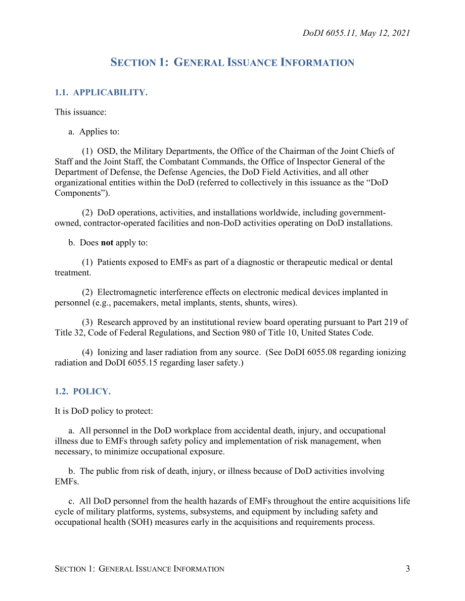 DoDI 6055.11 保护人员免受电磁场影响.pdf_第3页
