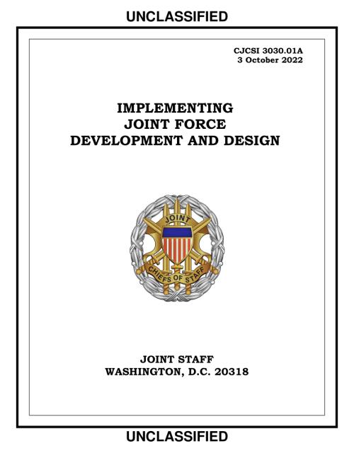 CJCSI 3030.01A 实施合力开发和设计.pdf