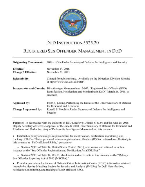 DoDI 5525.20 国防部注册性犯罪者管理.pdf