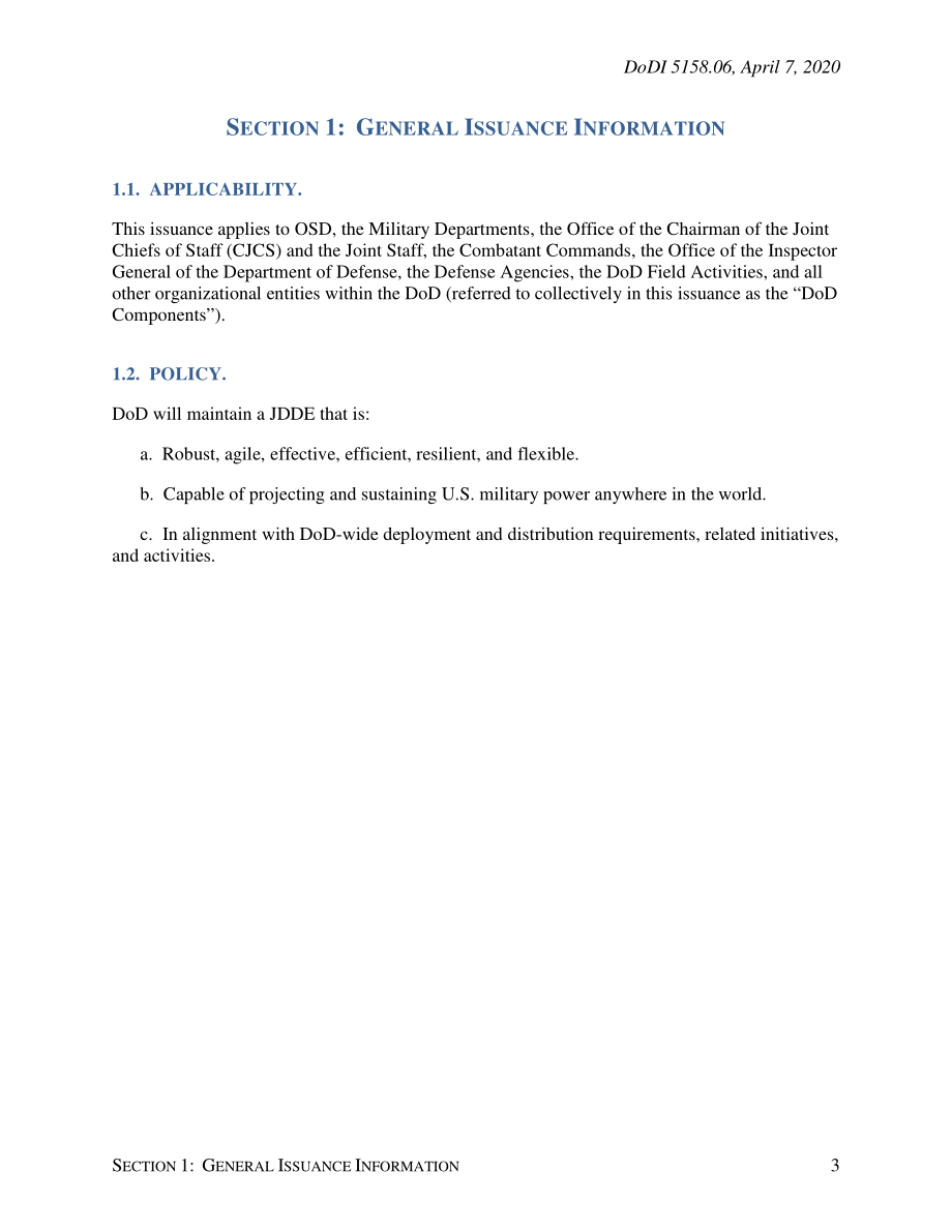 DoDI 5158.06 联合部署和分发企业（JDDE）规划和运营.pdf_第3页