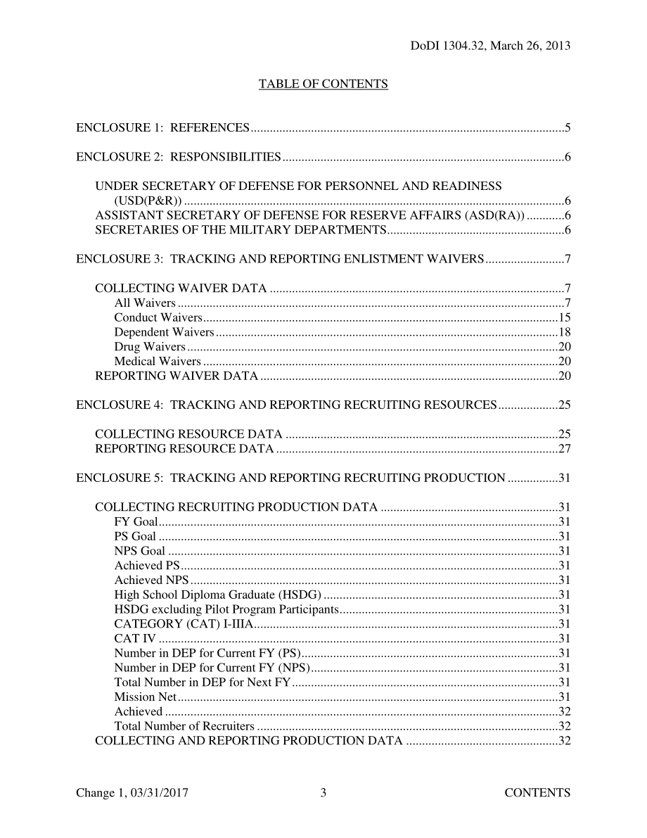 DoDI 1304.32 军事服务招募相关报告.pdf_第3页