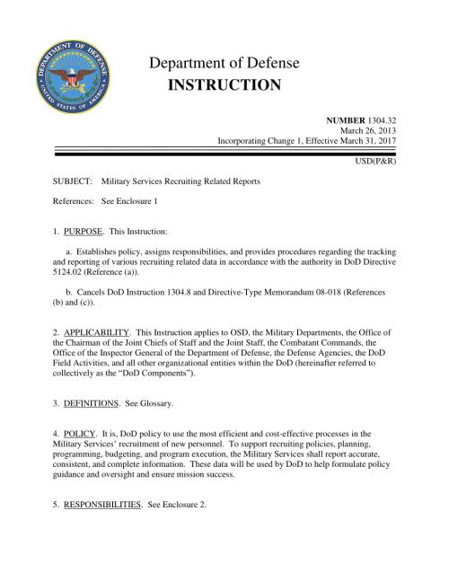 DoDI 1304.32 军事服务招募相关报告.pdf