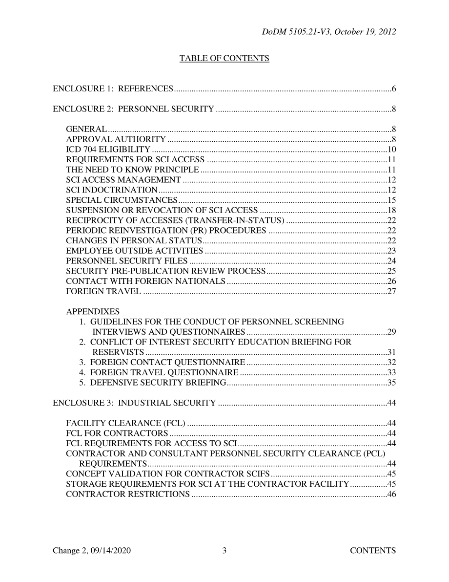 DoDM 5105.21Volume 3 敏感分隔信息（SCI）行政安全手册：人事安全、工业安全和特殊活动管理.pdf_第3页