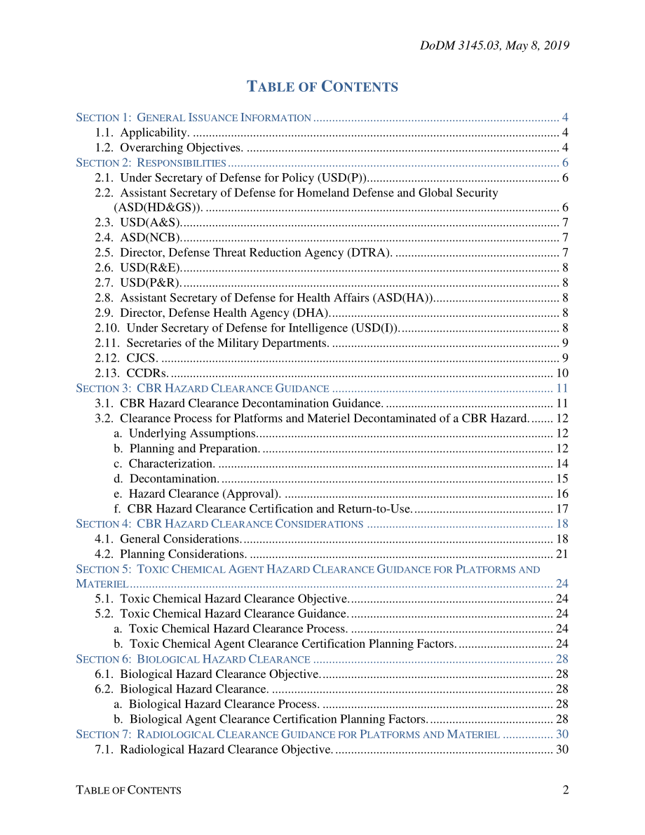 DoDM 3145.03 国防部平台和物资化学、生物和放射性（CBR）清除指南.pdf_第2页