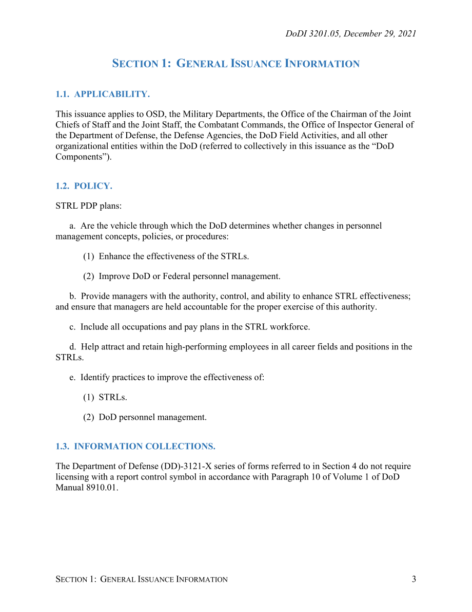DoDI 3201.05 科技创新实验室人员示范项目管理.pdf_第3页