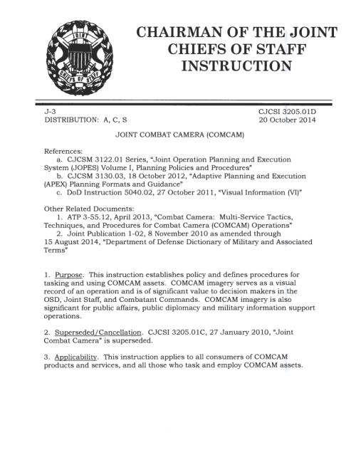 CJCSI 3205.01D 联合战斗摄像机(COMCAM).pdf