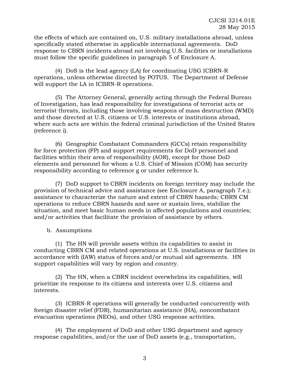 CJCSI 3214.01E 对外国领土上的化学、生物、放射和核事件的防御支援.pdf_第3页