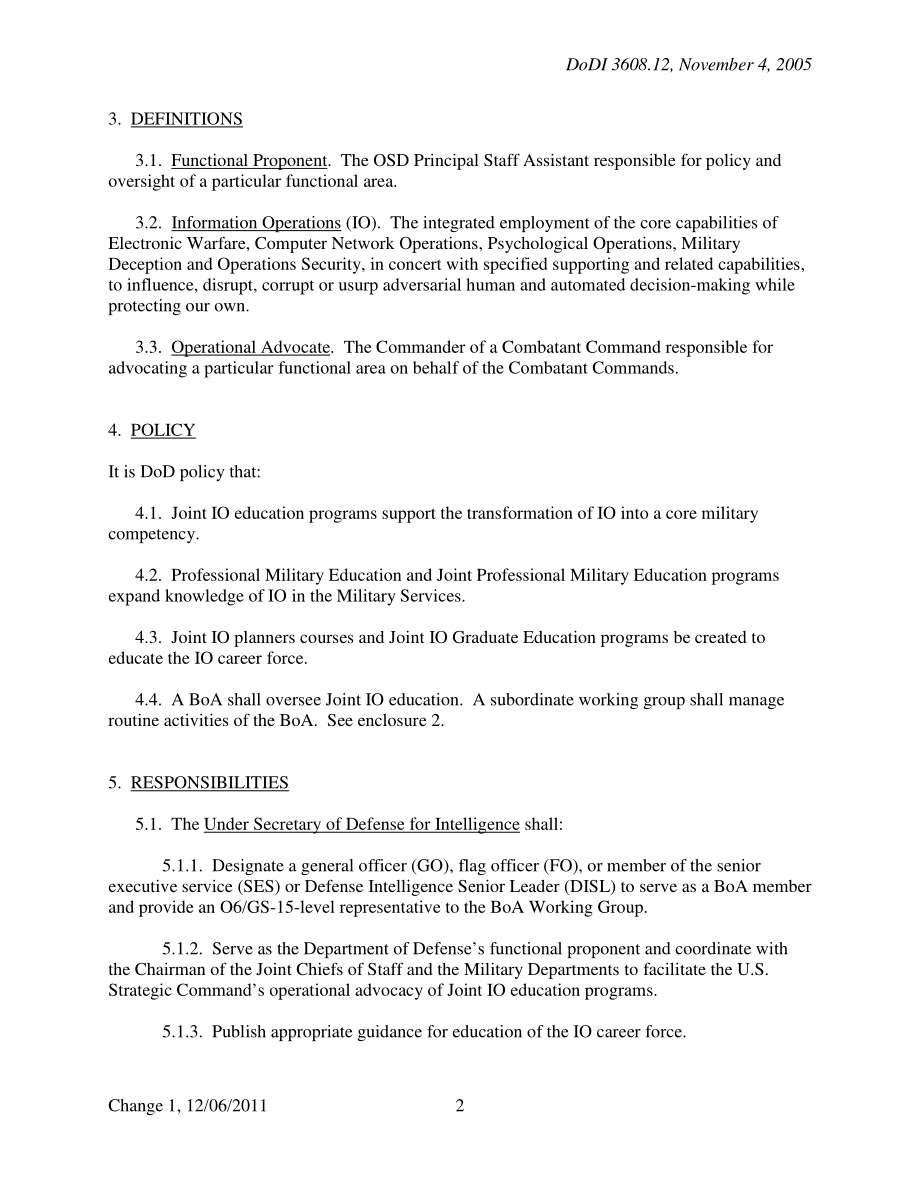 DoDI 3608.12 联合情报行动（IO）教育.pdf_第2页