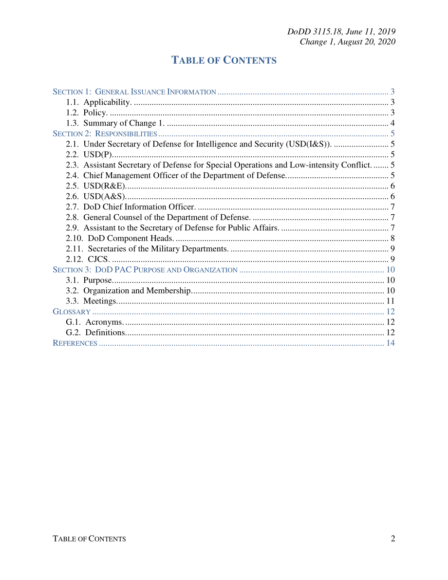 DoDD 3115.18 国防部获取和使用公开信息（PAI）.pdf_第2页