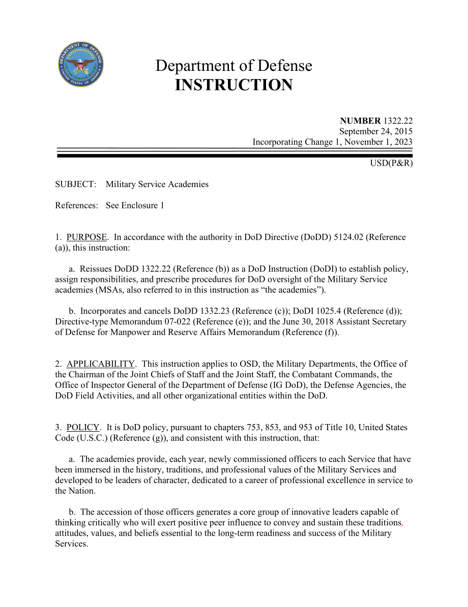 DoDI 1322.22 军事学院.pdf_第1页