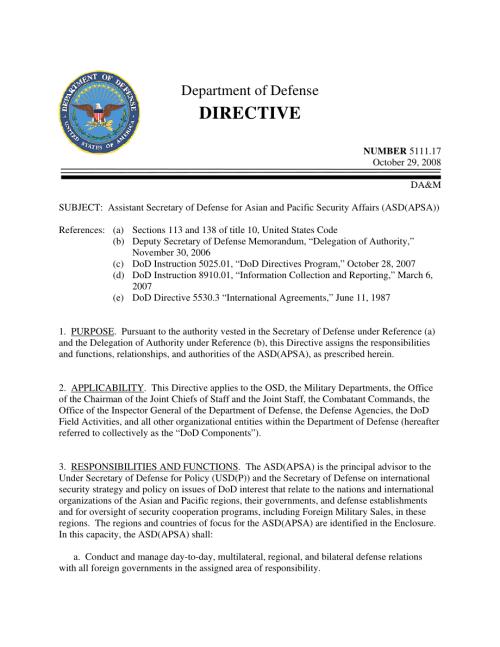 DoDD 5111.17 亚太安全事务助理国防部长（ASD（APSA））.pdf