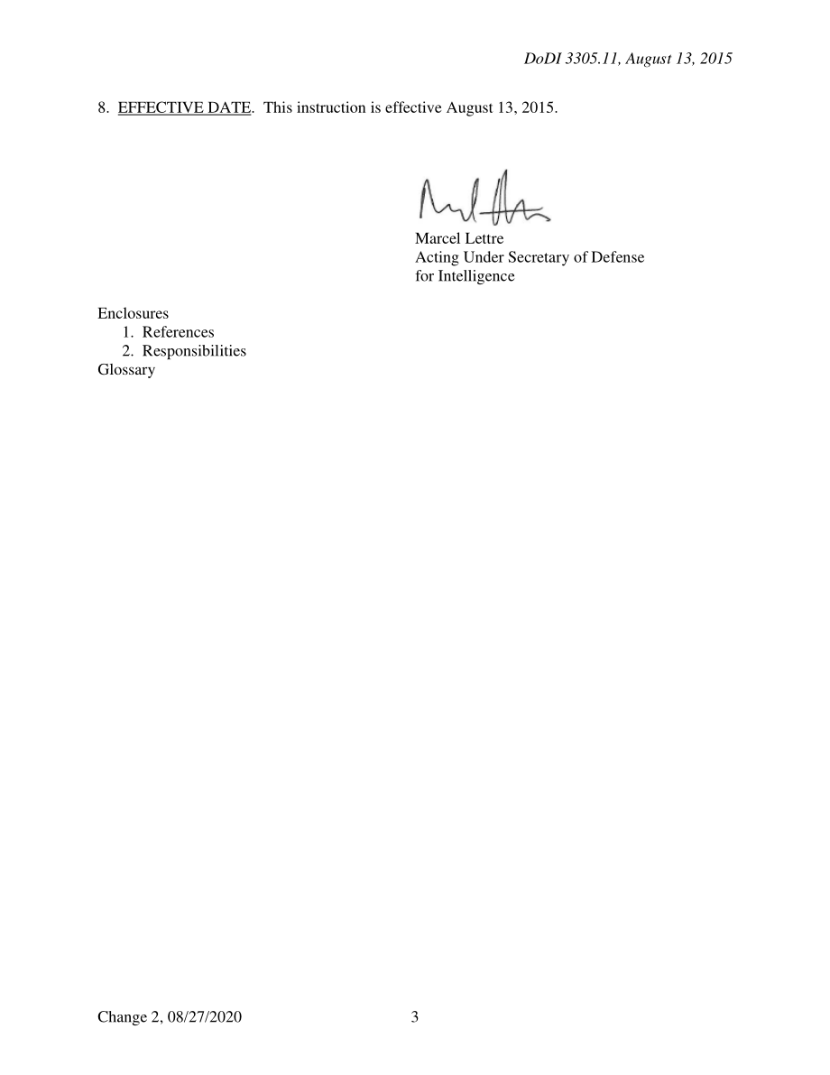 DoDI 3305.11 国防部反间谍（CI）培训和认证.pdf_第3页