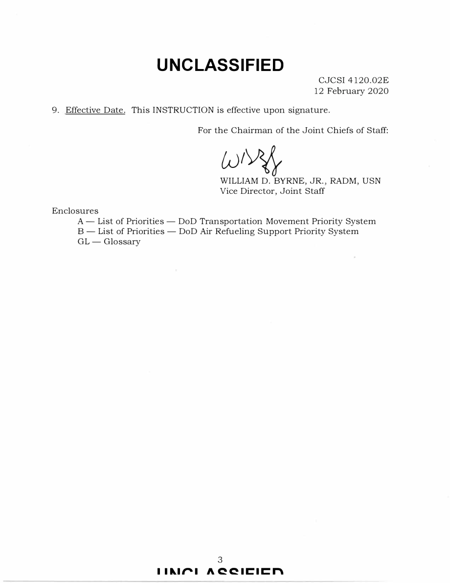 CJCSI 4120.02E 优先事项清单-国防部运输移动优先系统.pdf_第3页
