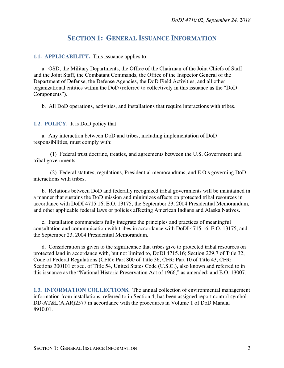 DoDI 4710.02 国防部与联邦承认的部落的互动.pdf_第3页