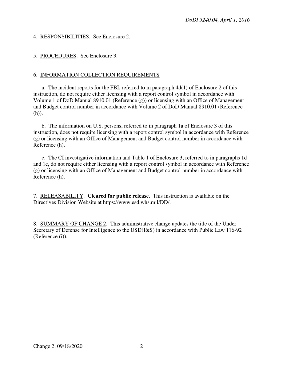 DoDI 5240.04 反间谍（CI）调查.pdf_第2页