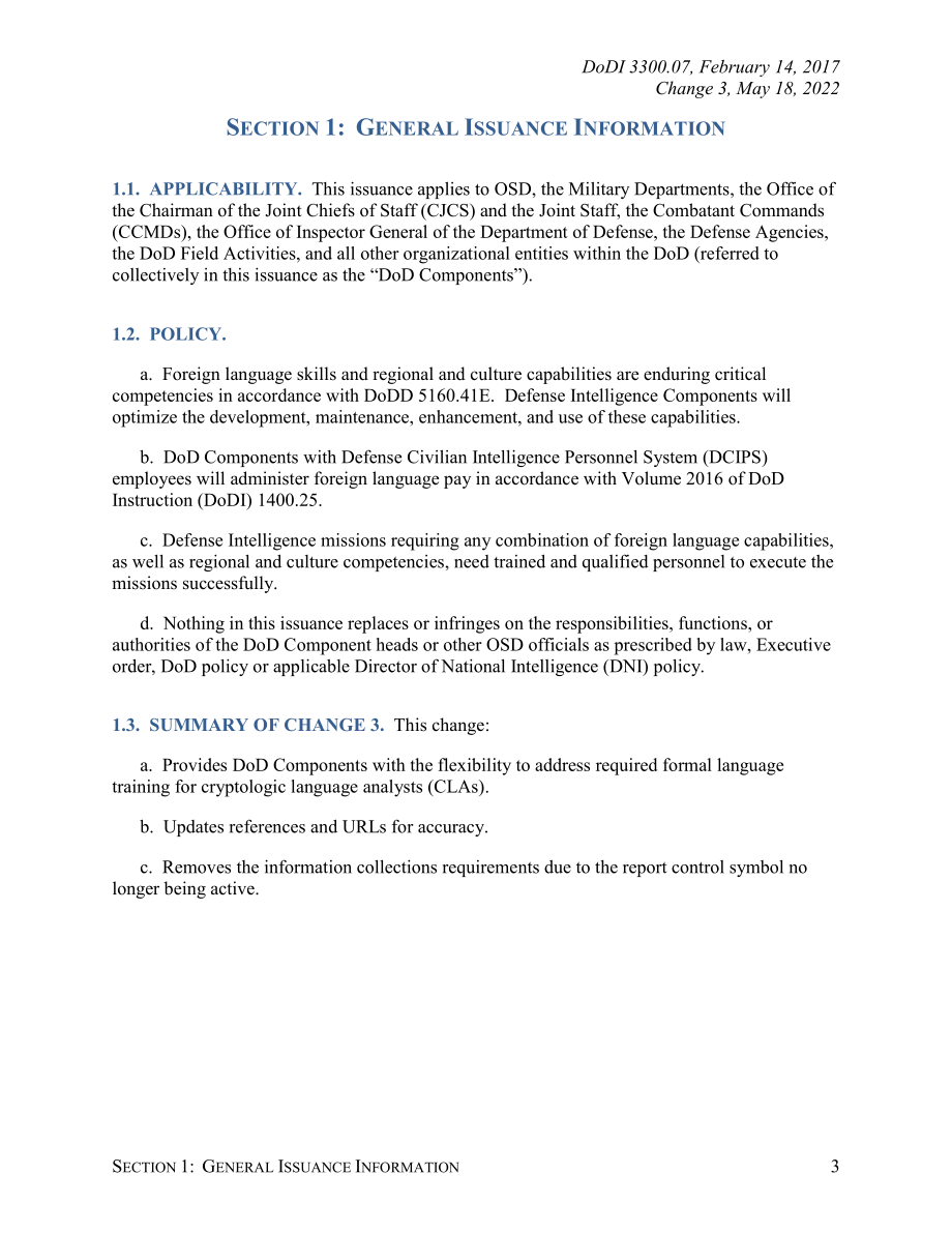 DoDI 3300.07 国防情报外语和地区文化能力.pdf_第3页