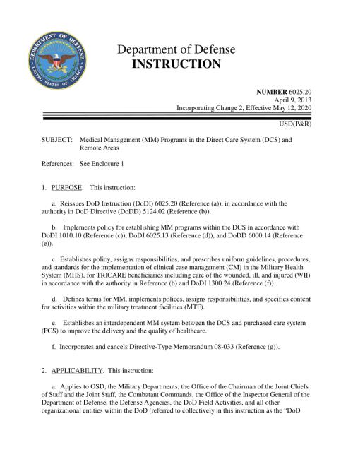 DoDI 6025.20 直接护理系统（DCS）和偏远地区的医疗管理（MM）计划.pdf