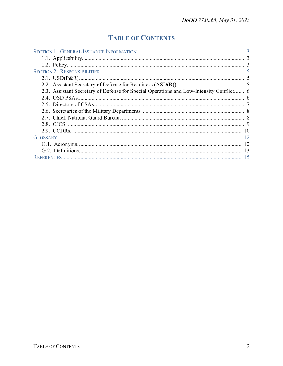 DoDD 7730.65 国防部准备报告系统.pdf_第2页