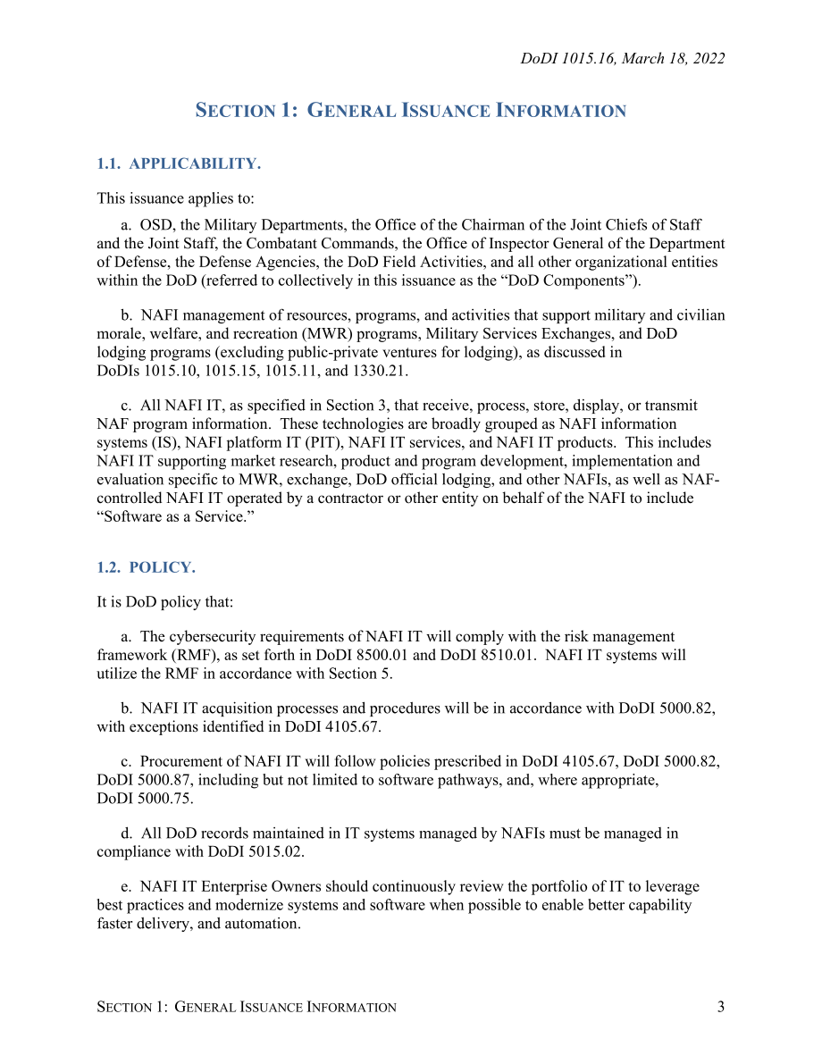 DoDI 1015.16 非拨款基金工具信息技术政策和程序.pdf_第3页