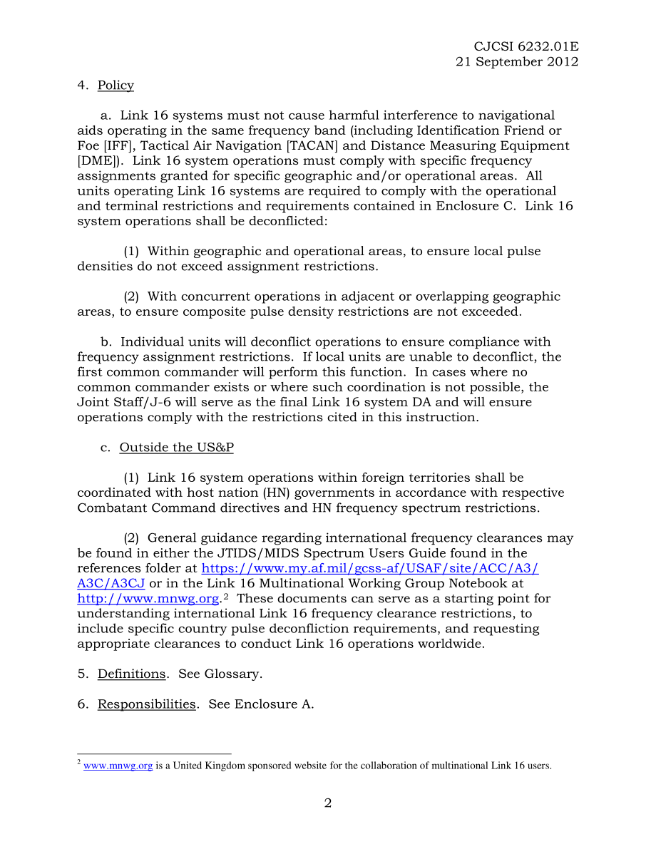 CJCSI 6232.01E LINK-16频谱解冲突.pdf_第2页