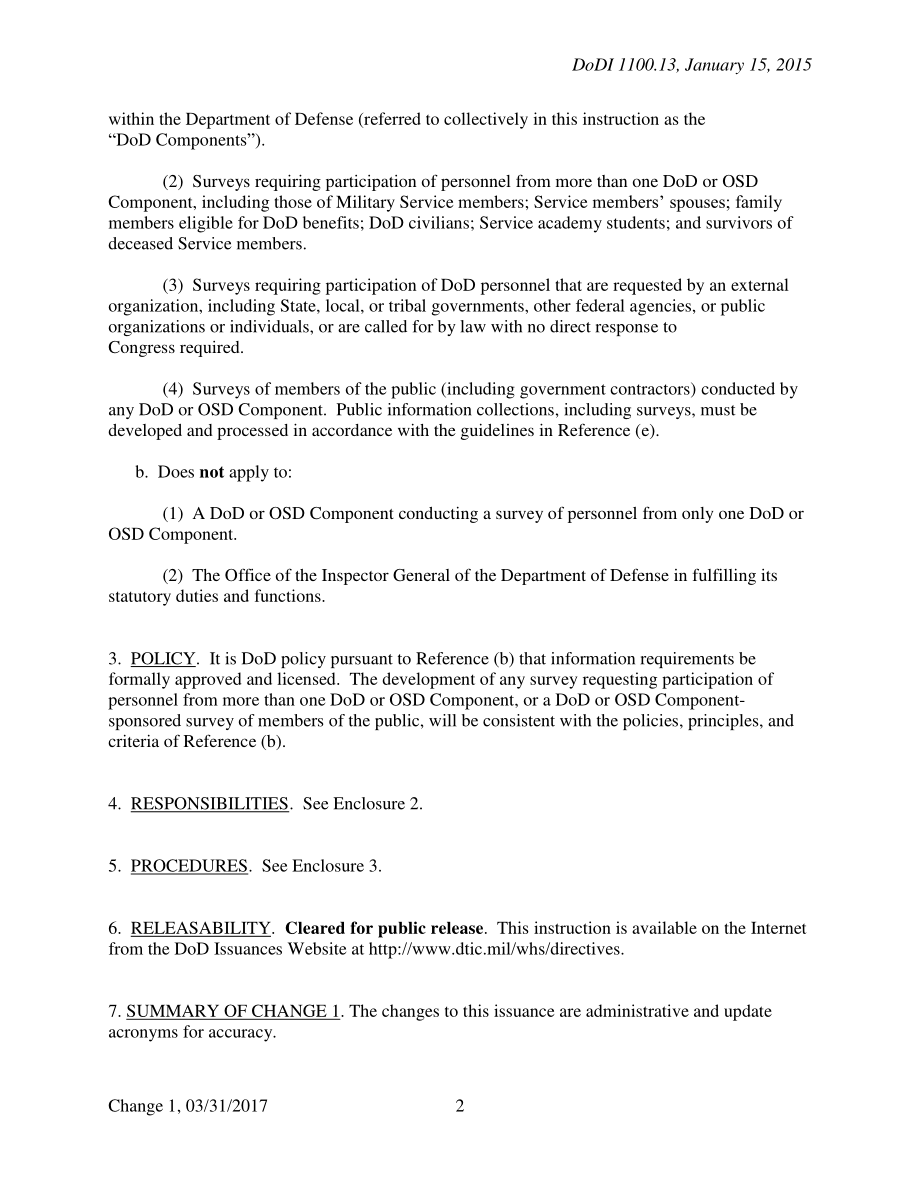 DoDI 1100.13 国防部调查.pdf_第2页