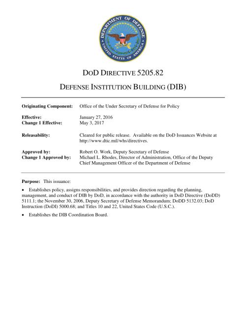 DoDD 5205.82 国防机构大楼（DIB）.pdf