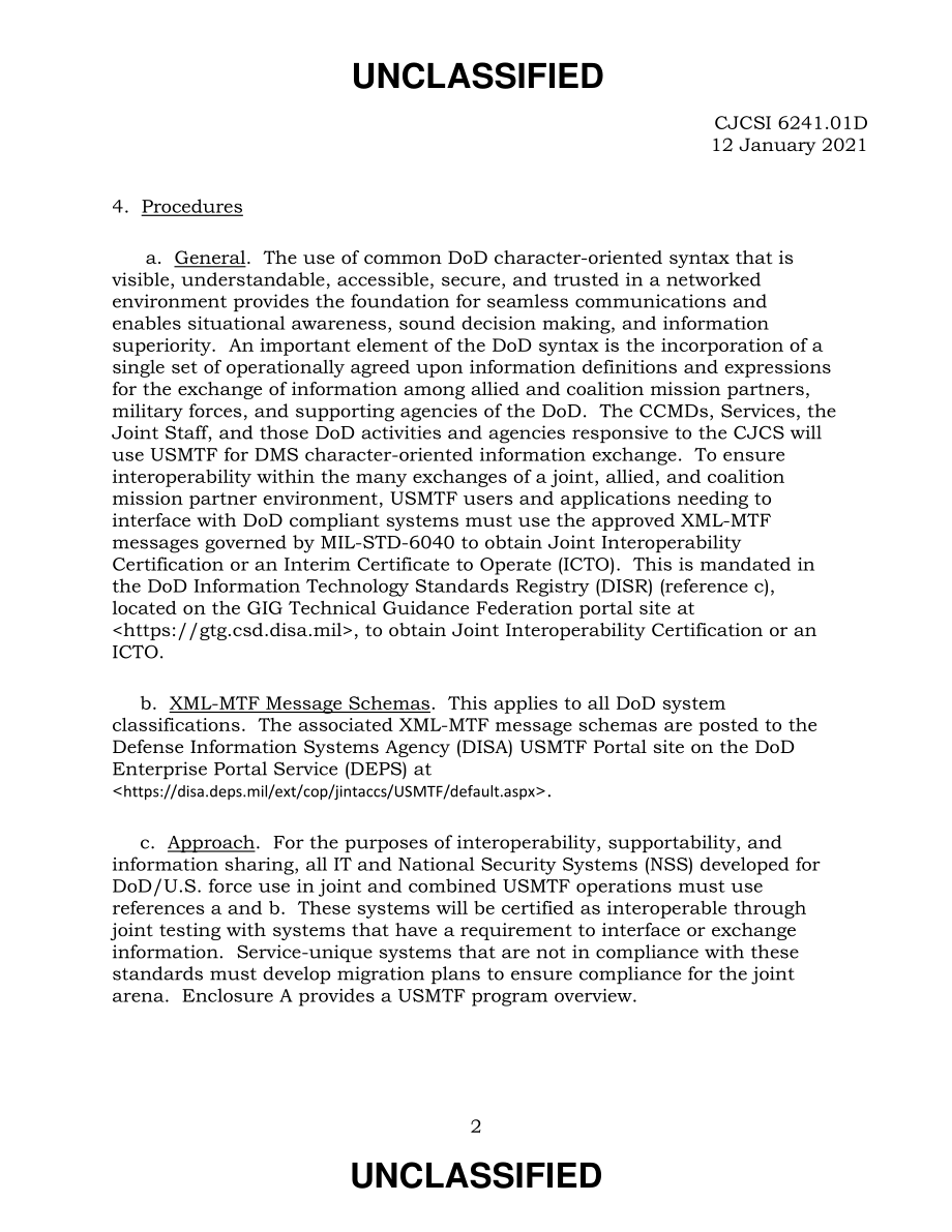 CJCSI 6241.04D 美国消息文本格式管理和使用的政策和程序.pdf_第2页