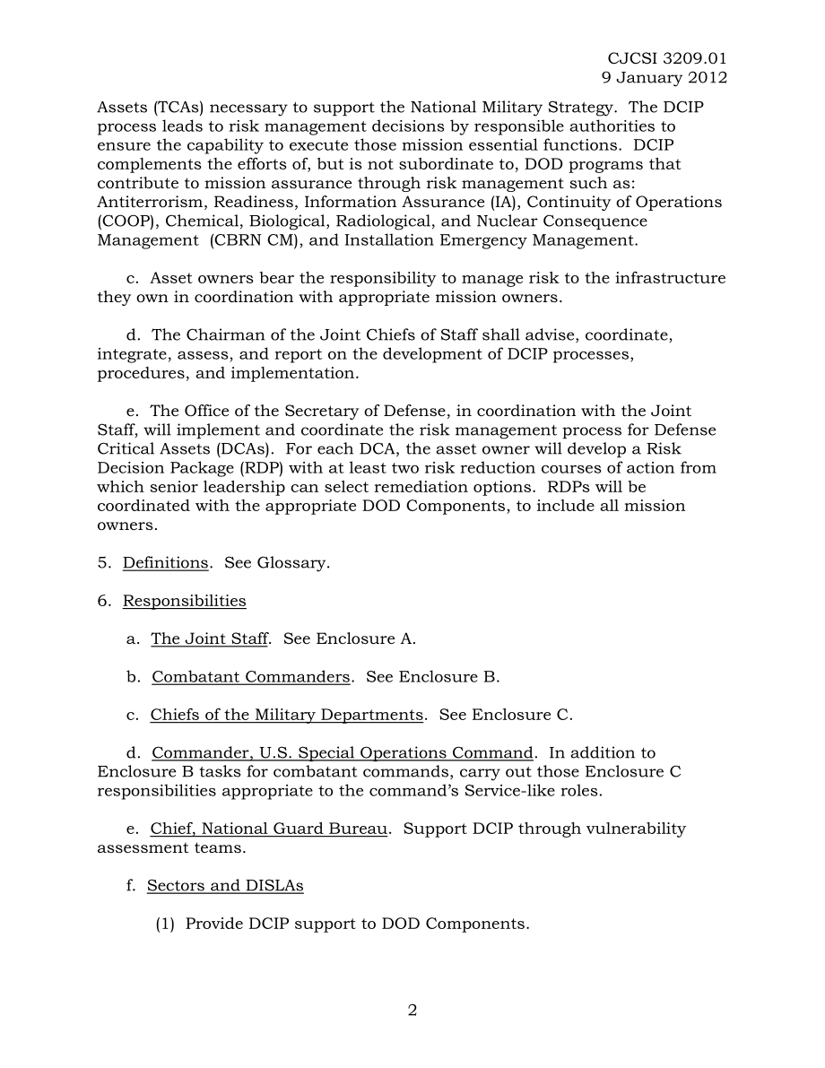 CJCSI 3209.01  国防关键基础设施计划.pdf_第2页