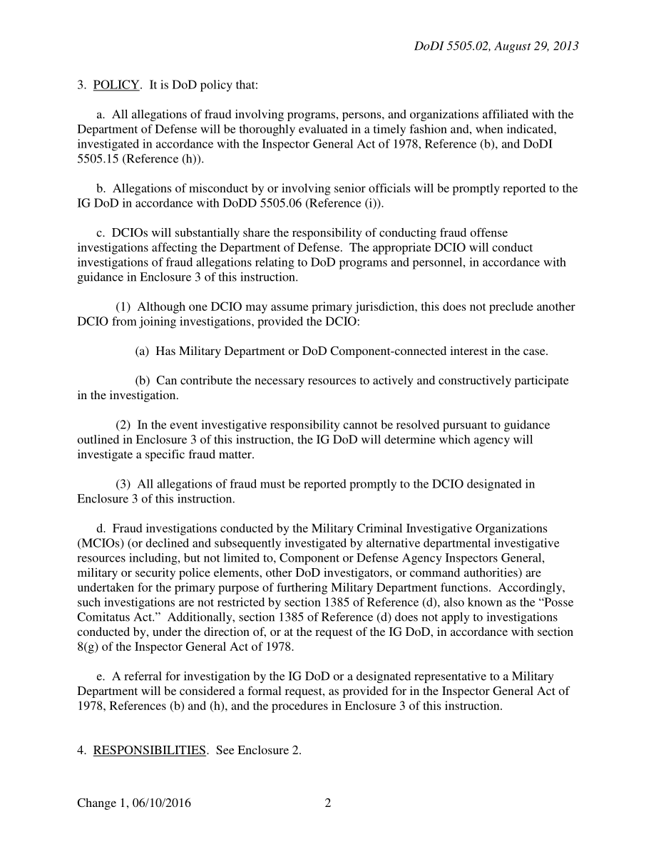 DoDI 5505.02 欺诈罪的刑事调查.pdf_第2页