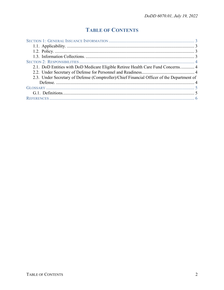 DoDD 6070.01 国防部医疗保险合格退休人员医疗保健基金.pdf_第2页