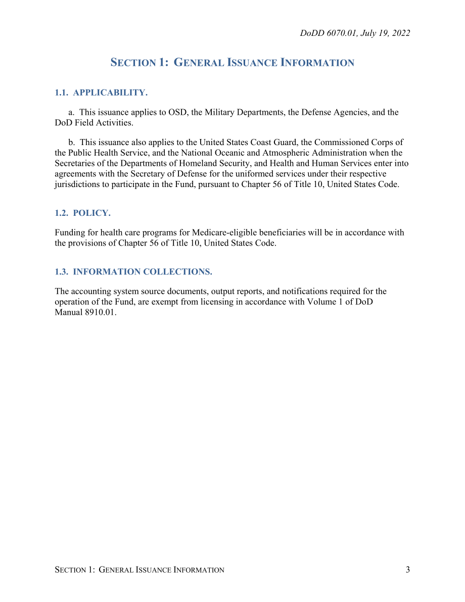 DoDD 6070.01 国防部医疗保险合格退休人员医疗保健基金.pdf_第3页