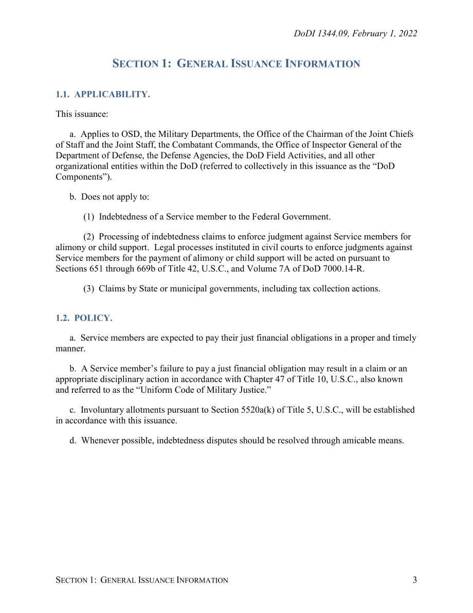 DoDI 1344.09 军事人员的债务.pdf_第3页