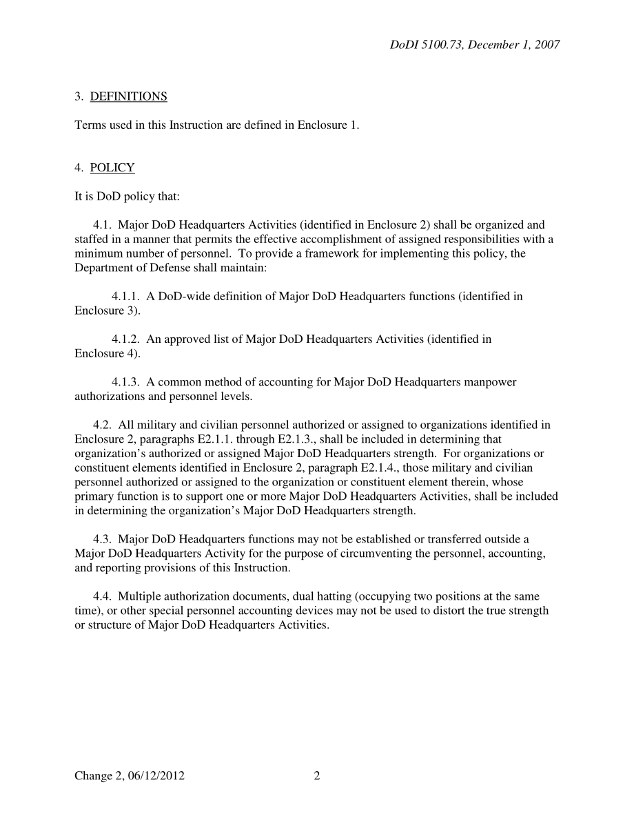 DoDI 5100.73 国防部总部主要活动.pdf_第2页
