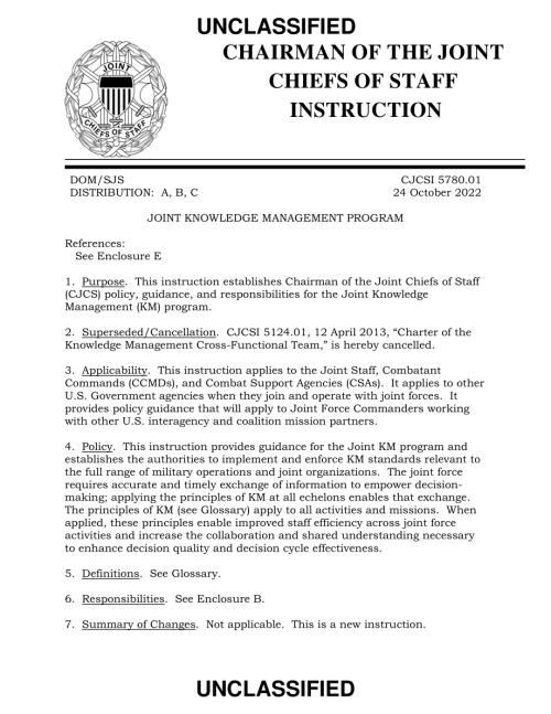 CJCSI 5780.01 联合知识管理计划.pdf