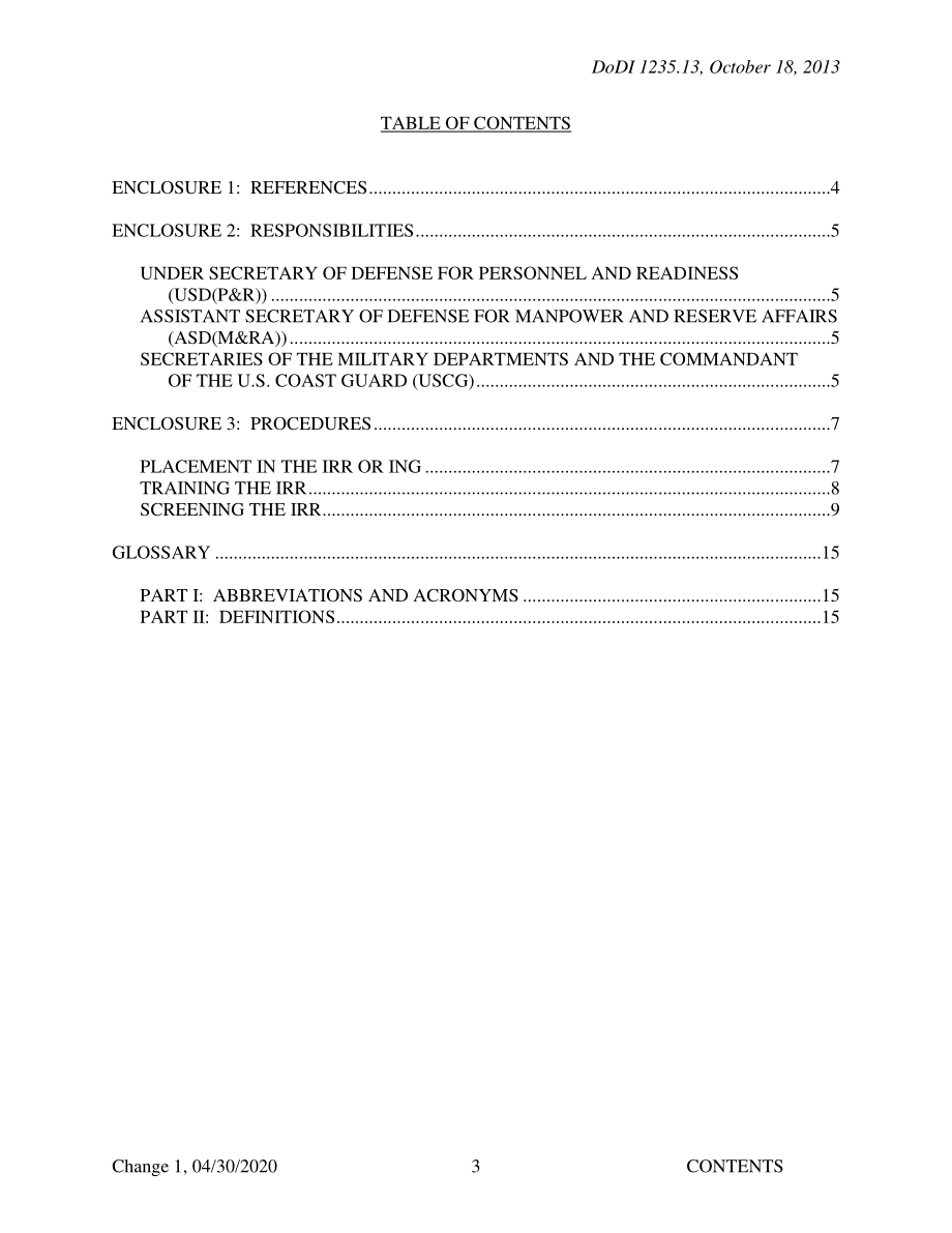 DoDI 1235.13 个人预备役（IRR）和不活跃国民警卫队（ING）的行政和管理.pdf_第3页