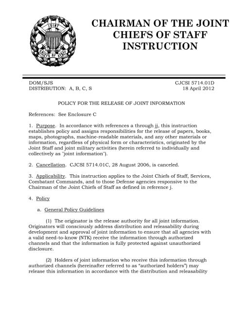 CJCSI 5714.01D 联合信息发布政策.pdf