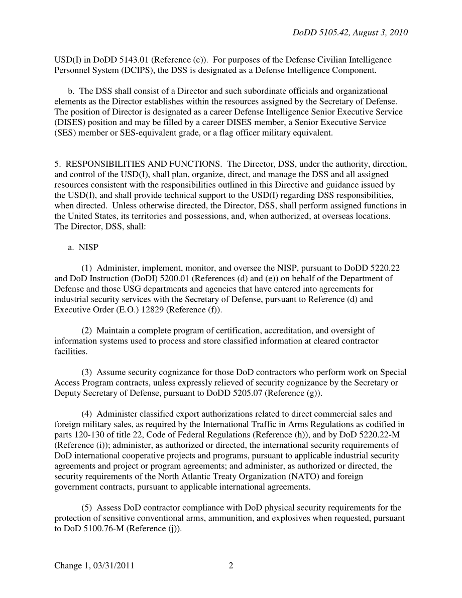 DoDD 5105.42 国防安全局（DSS）.pdf_第2页