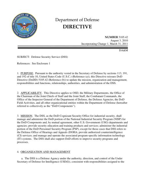 DoDD 5105.42 国防安全局（DSS）.pdf