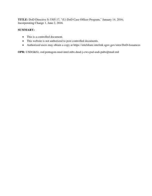 DoDD S-3305.17 （u）国防部案件官员计划.pdf