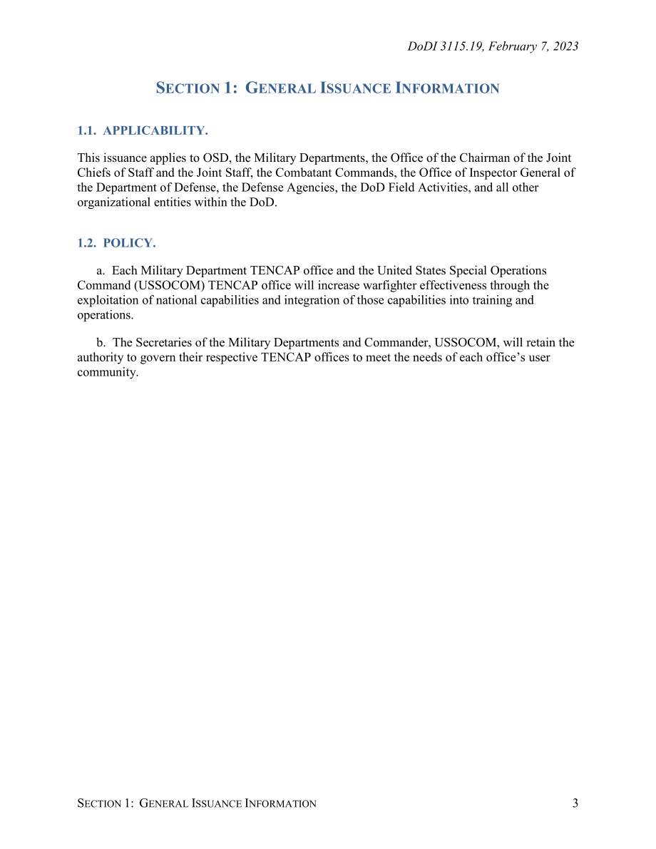 DoDI 3115.19 国家能力战术开发执行代理.pdf_第3页