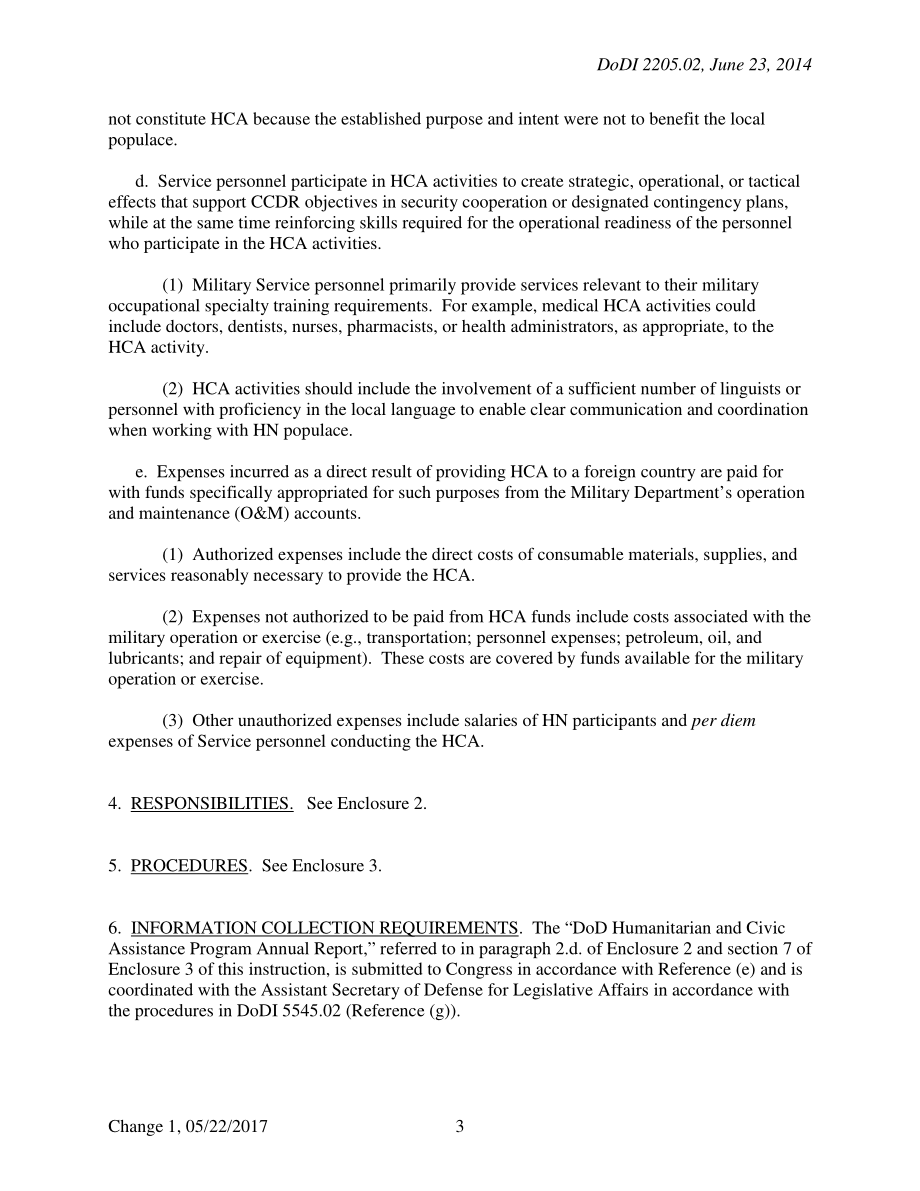 DoDI 2205.02 人道主义和公民援助（HCA）活动.pdf_第3页